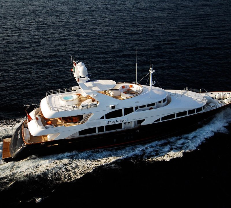 From Above Aboard Yacht BLUE VISION