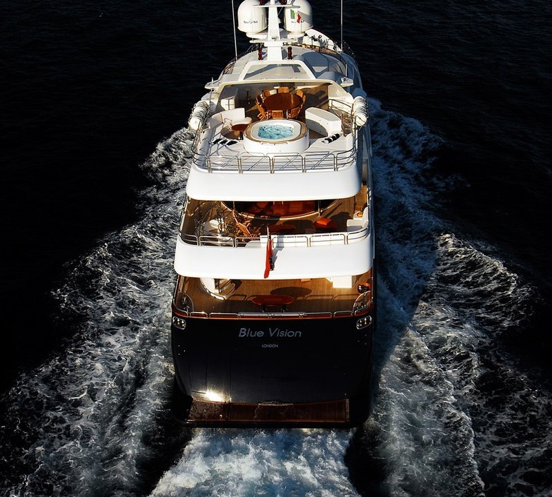 Aft Decks On Board Yacht BLUE VISION