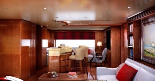 Sky-lounge: Yacht CHECKMATE's Artist Rendering Image