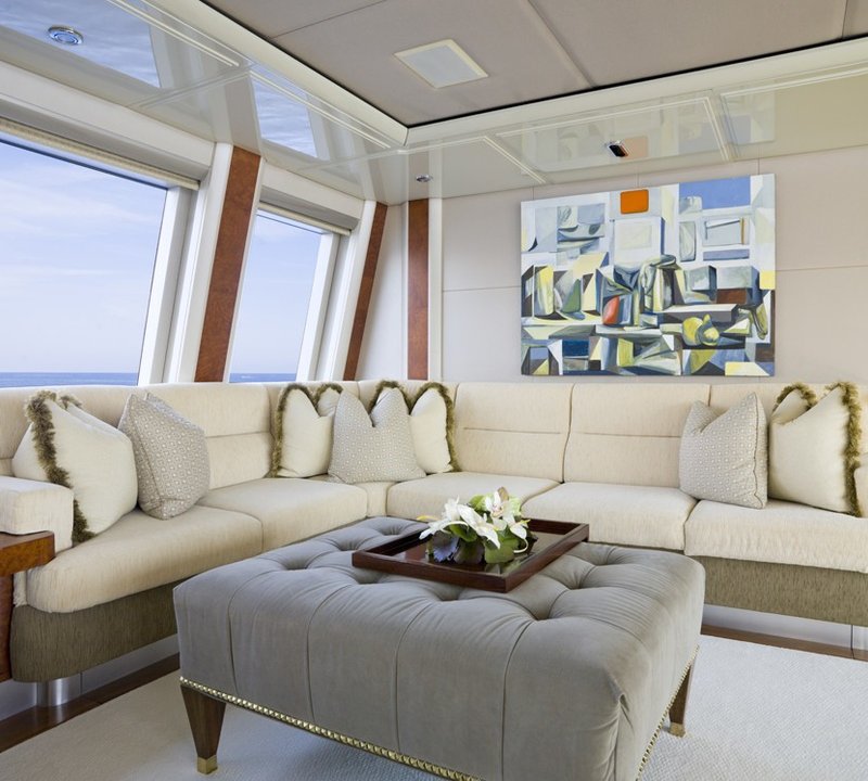 Sitting: Yacht SILVER DREAM's Sky-lounge Pictured