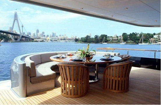 Deck On Board Yacht SILVER DREAM
