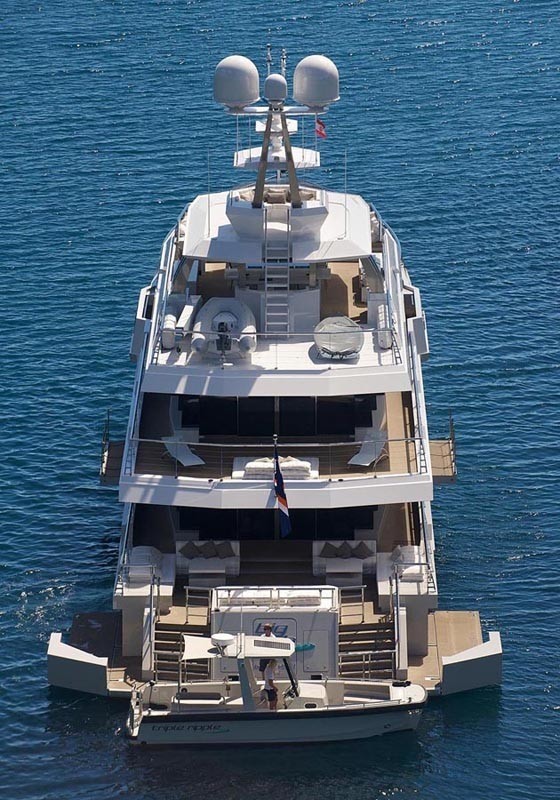 Aft Decks Aboard Yacht BIG FISH