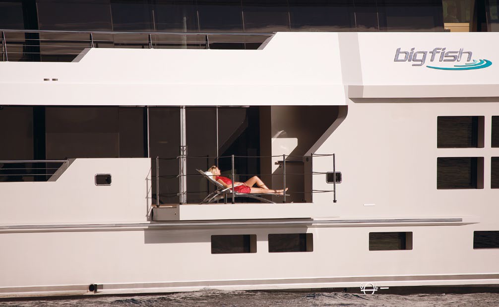 Balcony / Terrace Aboard Yacht BIG FISH