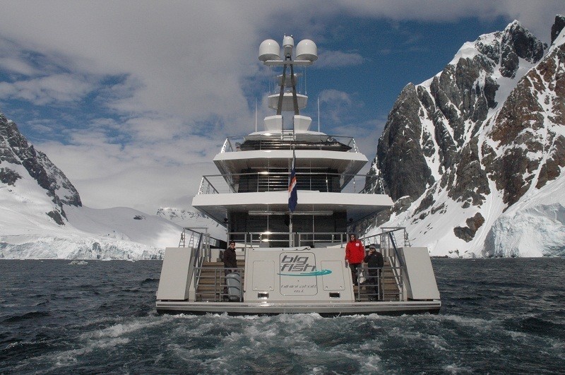 Aft Aspect: Yacht BIG FISH's Cruising Pictured