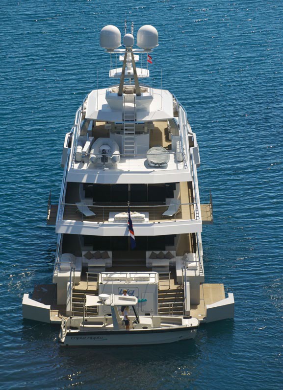 Aft Decks On Yacht BIG FISH