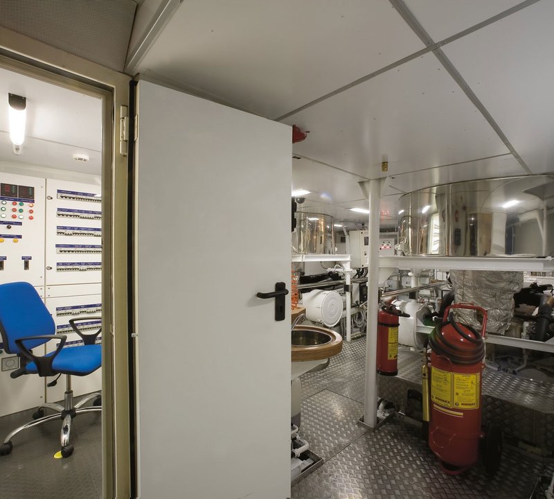 Engine Room Zone On Yacht PRINCESS IOLANTHE