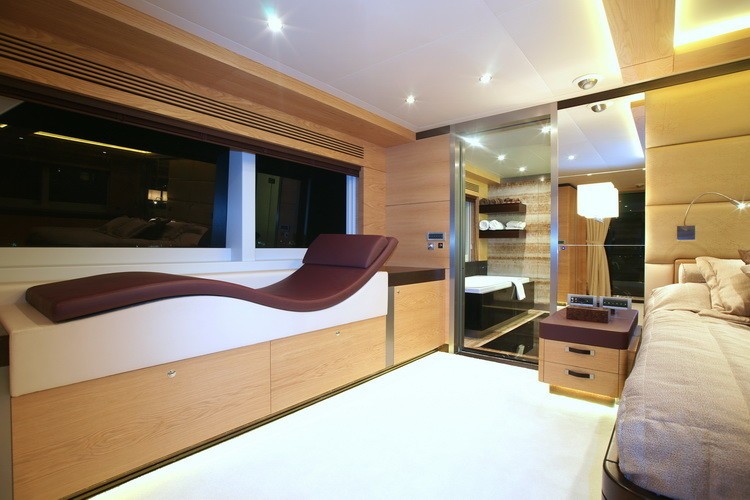 Sitting: Yacht TATIANA's Main Master Cabin Captured