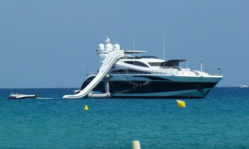 Water Slide On Yacht PURE ONE