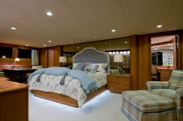 Main Master Cabin On Yacht SEA FALCON II