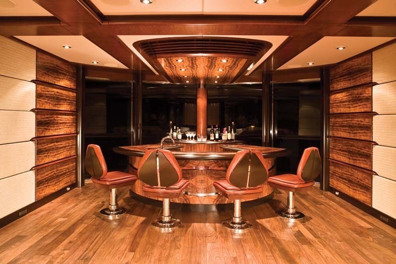 Drinks Bar On Board Yacht USHER