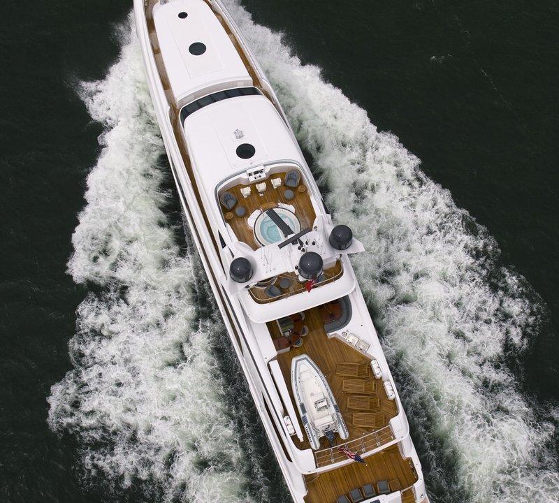 Above On Board Yacht USHER