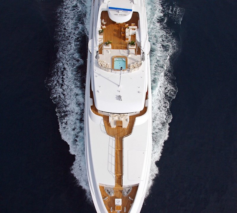 Forward: Yacht WILD ORCHID I's Above Photograph