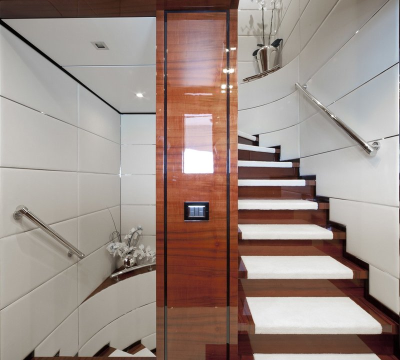 Stairway On Yacht WILD ORCHID I