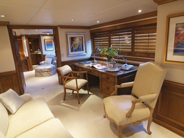 Main Master Study On Board Yacht INSPIRATION
