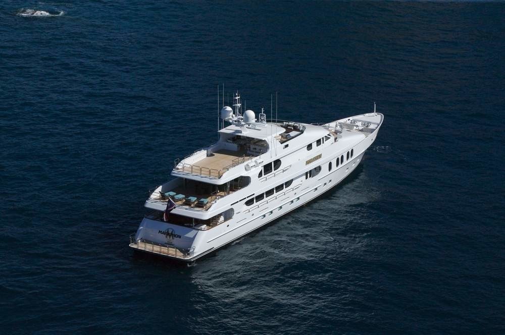 From Above Aspect On Yacht NO COMMENT