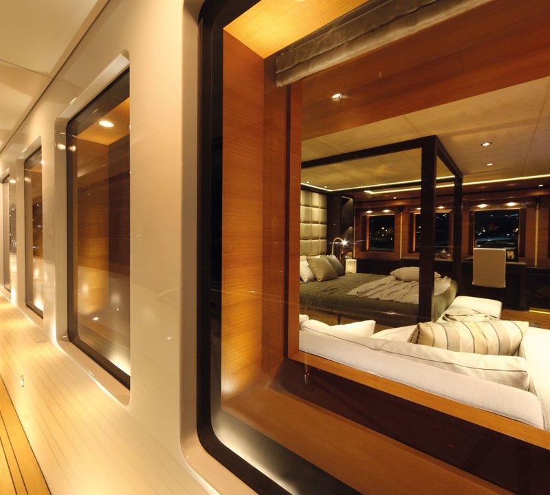 Aspect Into Stateroom On Board Yacht ZALIV III