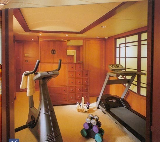 Gym On Board Yacht HERCULINA