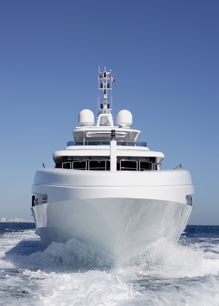 Ship's Bow On Yacht INCEPTION