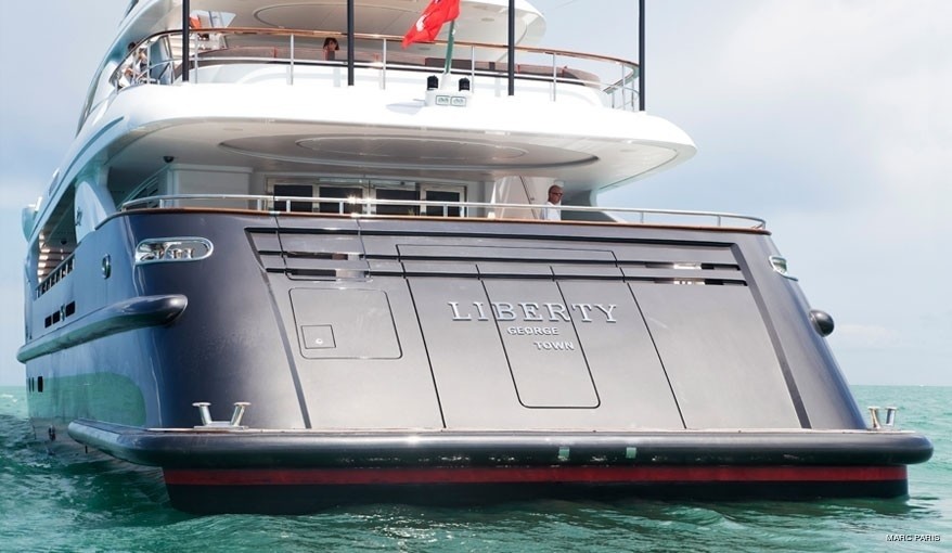 Aft On Board Yacht LIBERTY