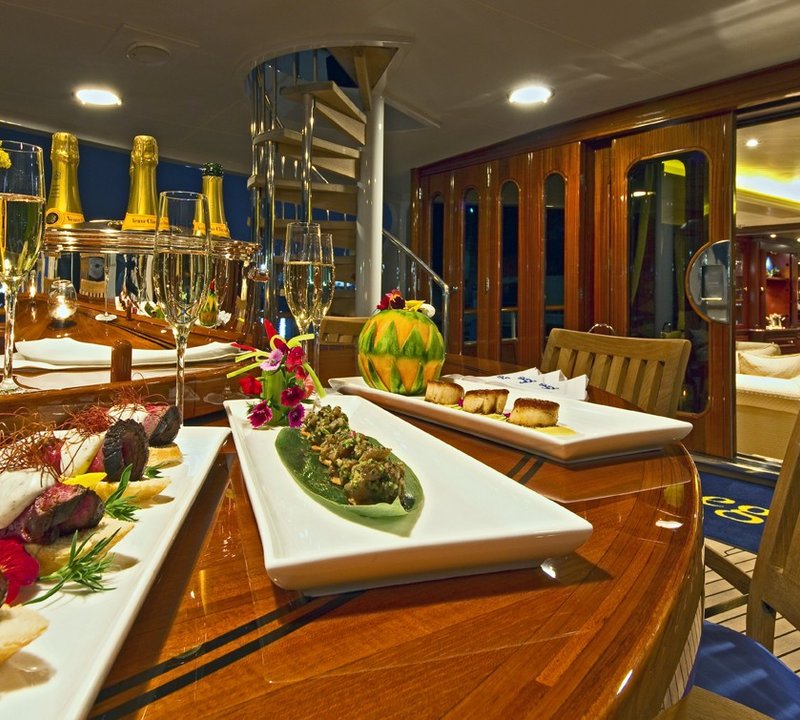 Close Up: Yacht LEGEND's Premier Deck Aft Image