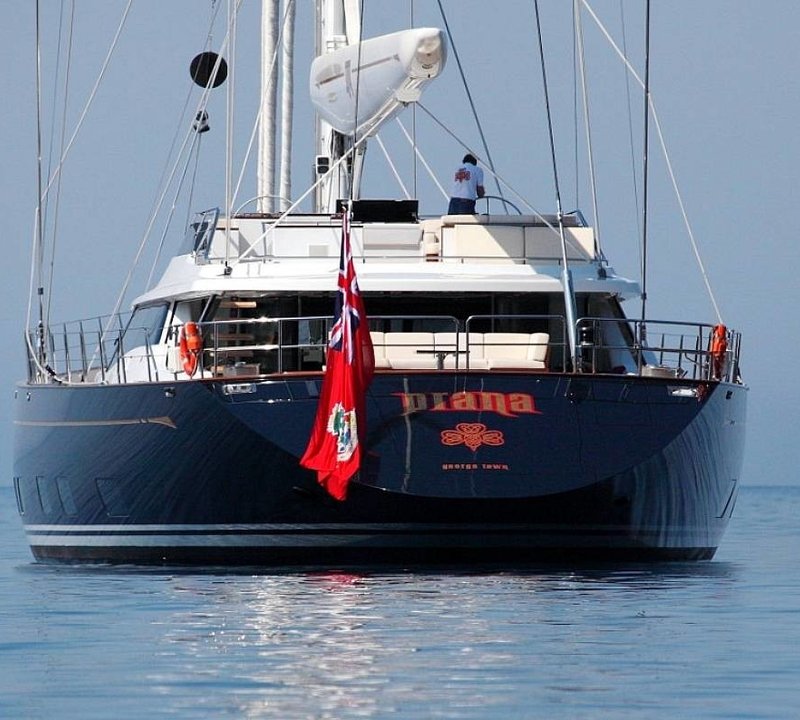 Aft Aboard Yacht PRANA