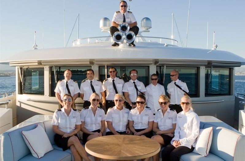 Crewmember's On Yacht LATITUDE