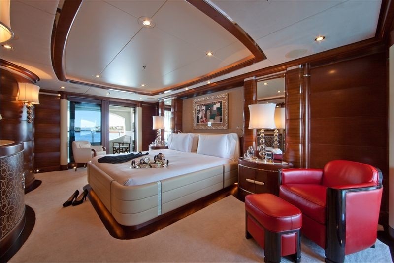 Main Master Cabin On Yacht LATITUDE