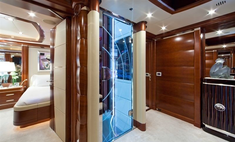 Guest's Cabin Lobby On Yacht LATITUDE