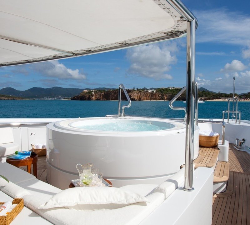 Jacuzzi Pool On Board Yacht SUNRISE