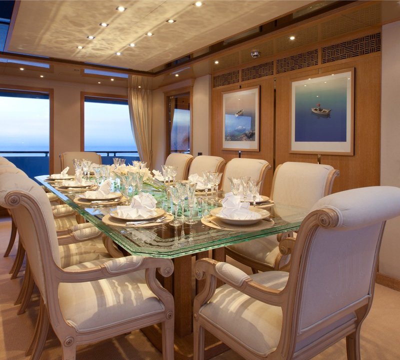 Formal Eating/dining On Board Yacht SUNRISE