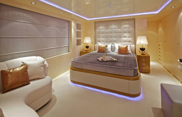 Blue Guest's Cabin Aboard Yacht MIA RAMA