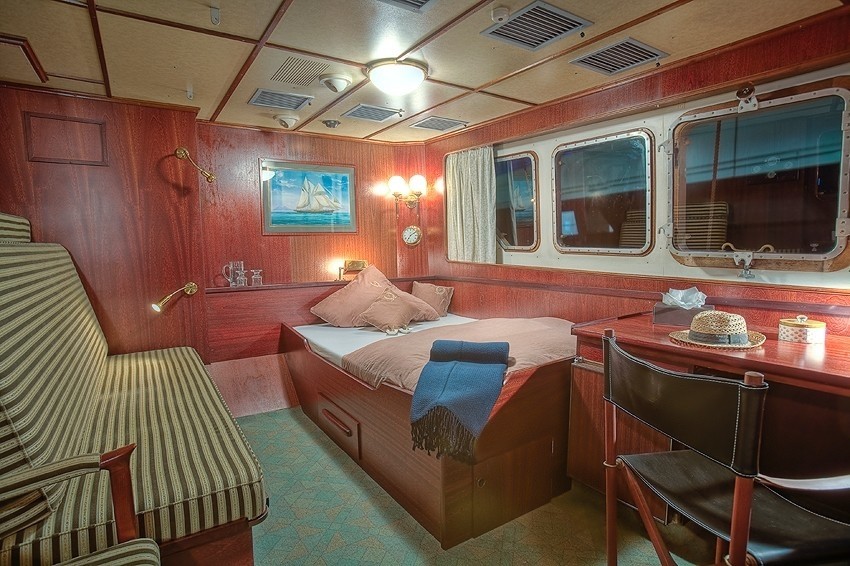 Guest's Cabin On Board Yacht SANSSOUCI STAR