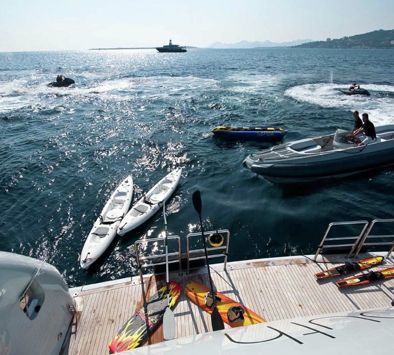 Water Toys On Yacht SYNA