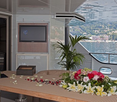 Premier Aft Deck On Board Yacht MARIU