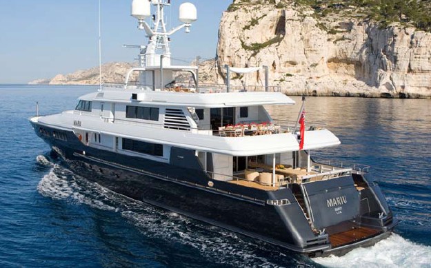 Aft Aspect On Board Yacht MARIU