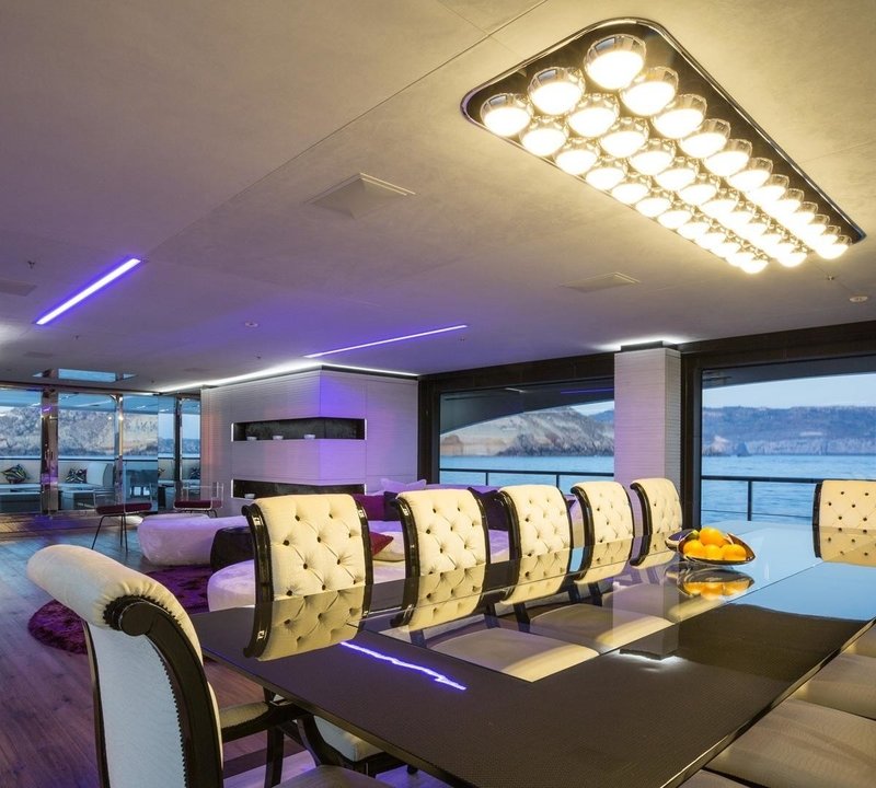 Eating/dining Saloon On Yacht OCEAN PARADISE