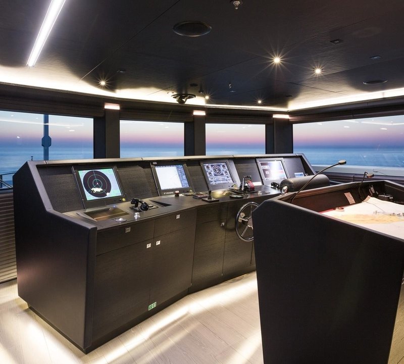Cockpit Aboard Yacht OCEAN PARADISE