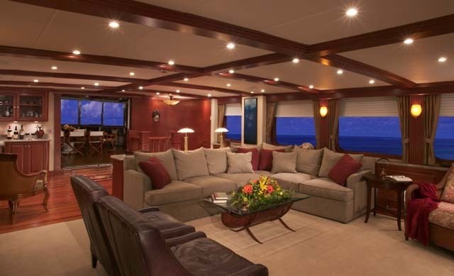 Lounging On Board Yacht STARGAZER