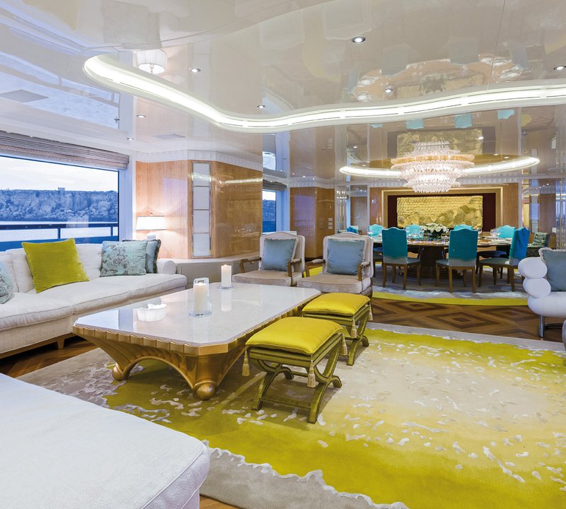 56m Benetti Motor Yacht - Interior Salon