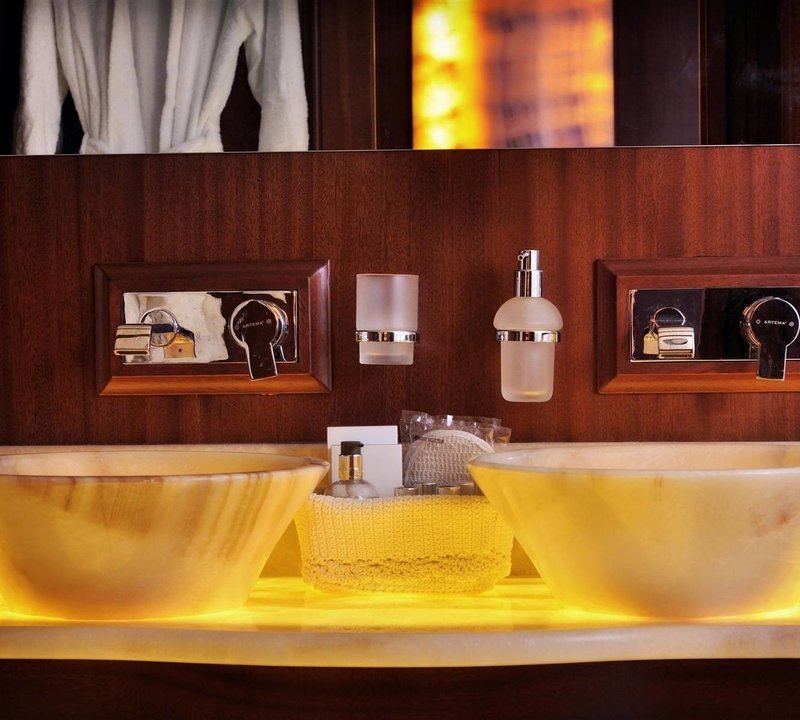 En Suite Bath Aboard Yacht REGINA