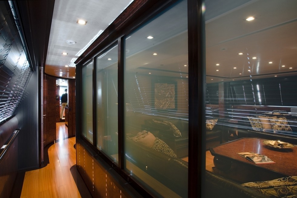 Saloon Hallway Aboard Yacht SELENE