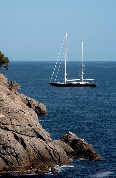 Aspect Taken From Coast On Yacht SELENE