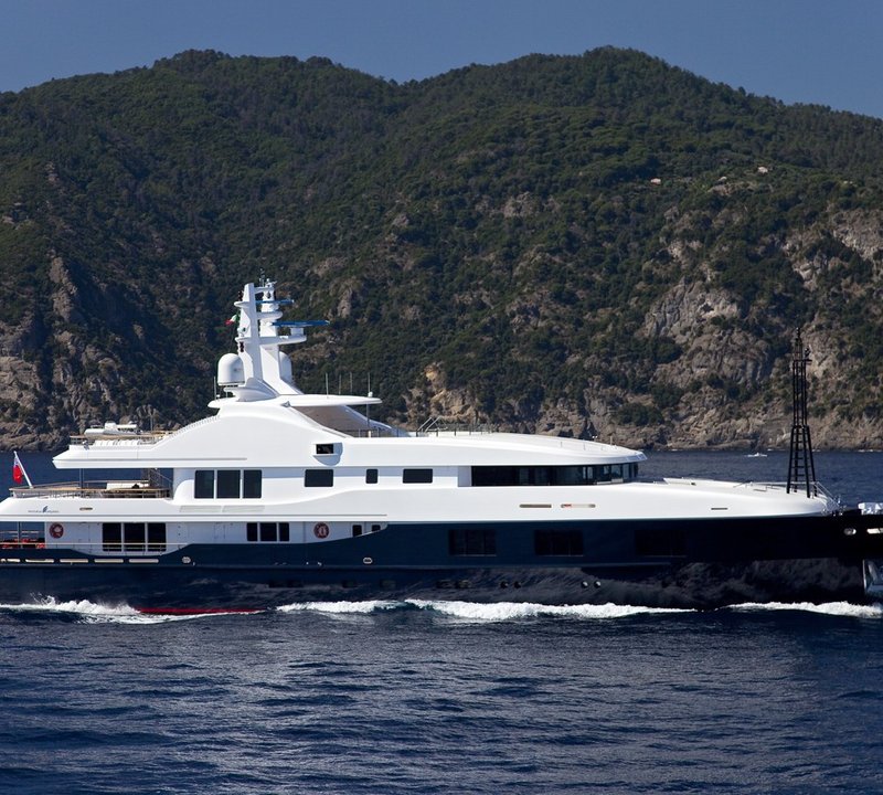 Profile Aspect: Yacht BARAKA's Cruising Photograph