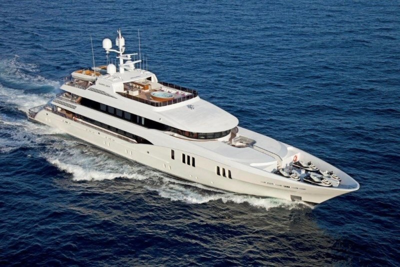 From Above Aspect: Yacht CARPE DIEM's Cruising Pictured