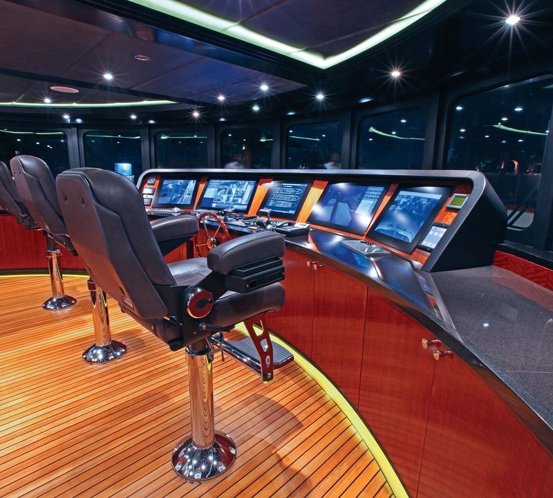 Bridgedeck Aboard Yacht CARPE DIEM