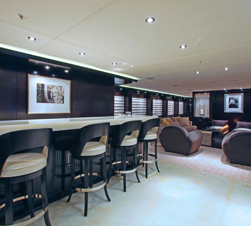 Drinks Bar Sitting On Yacht CARPE DIEM