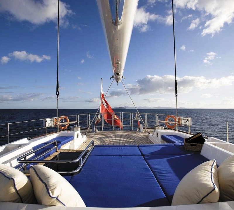 Deck Lounge On Yacht ETHEREAL