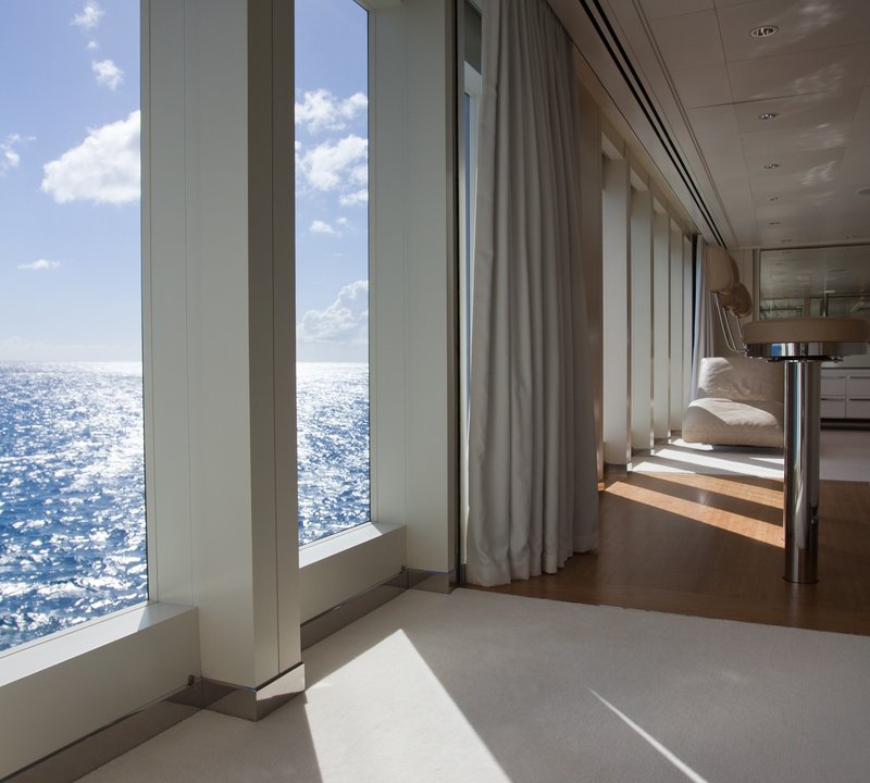 Bridgedeck Deck Drinks Bar Aboard Yacht IDOL