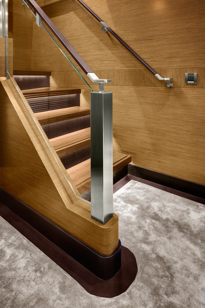 Close Up: Yacht KOKOMO's Stairway Photograph