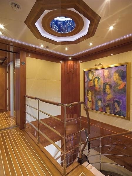 Stairway On Yacht LADY SHERIDAN